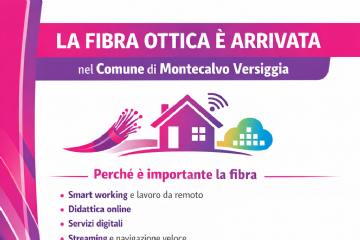 La Fibra Ottica è arrivata a Montecalvo Versiggia